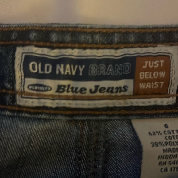 Old Navy Blue Jeans Drawstring Denim Shorts - Picture 3 of 10